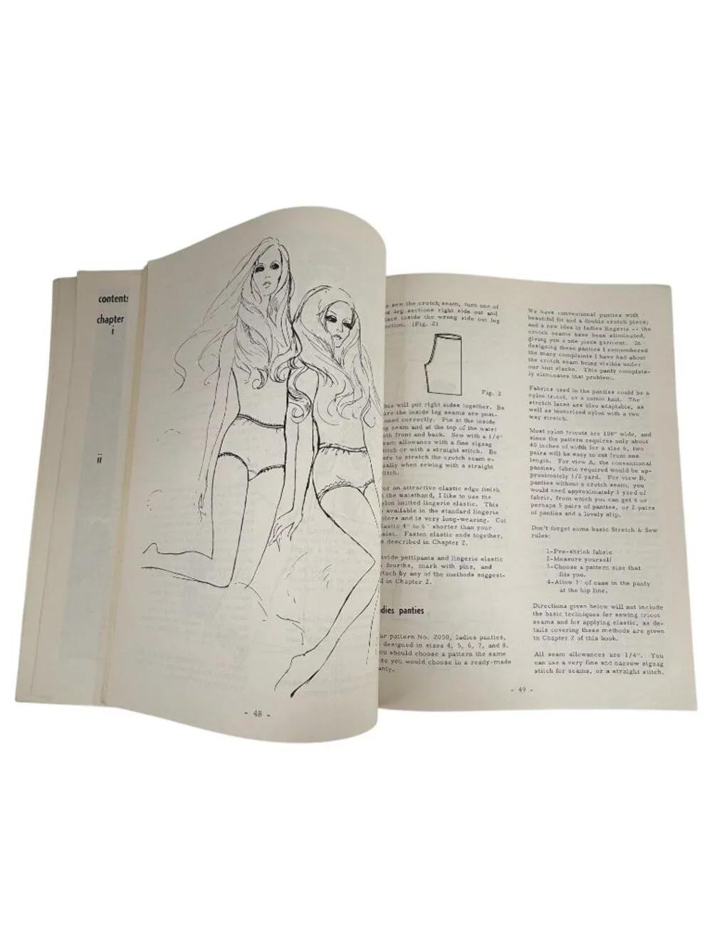 2 Vintage Stretch & Sew Instruction Books Sewing Lingerie &‎ Knit By Ann Person